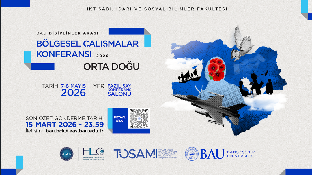 DİSİPLİNLER ARASI BÖLGESEL ÇALIŞMALAR KONFERANSI ORTA DOĞU– BİLDİRİ ÇAĞRISI